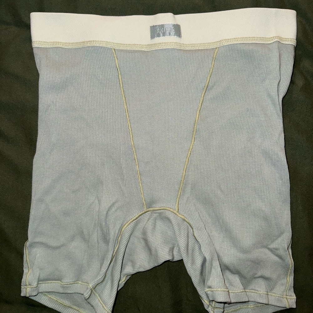 Skims blue grey cotton boxers